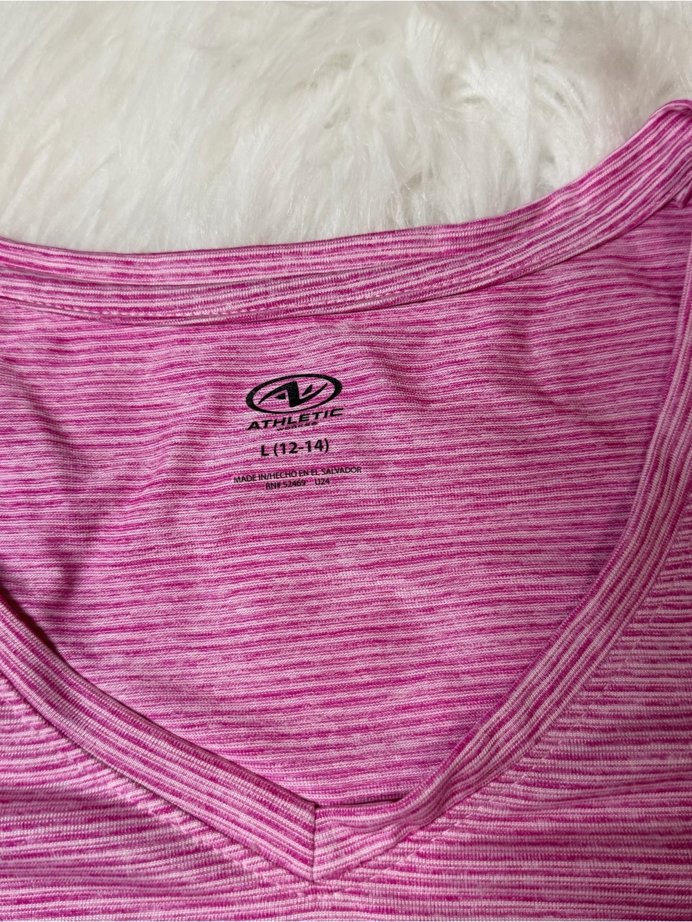 Athletic Works Pink Workout Top - Picture 3 of 5